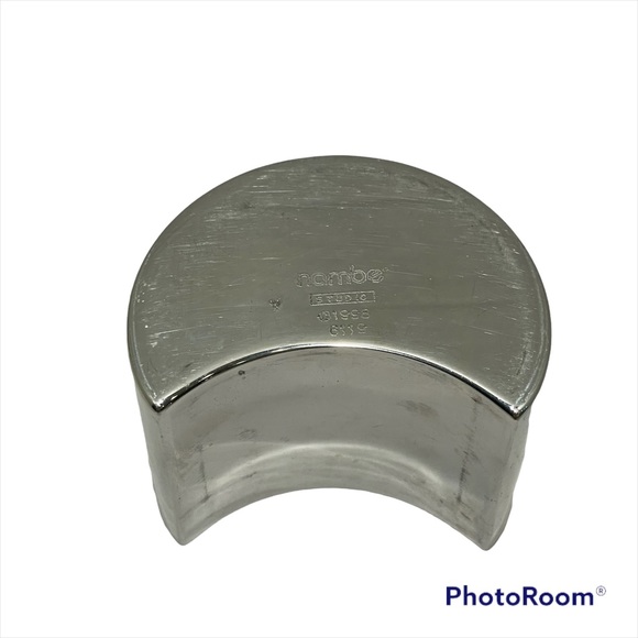 Vintage Nambe Studios Crescent Moon Candleholder 6119 Neil Cohen 1998 - Picture 5 of 6